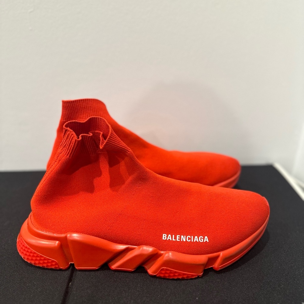 Men Balenciaga speed knit sneaker